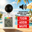 TK296PLUS Heat Stress Meter with Dangerous Level Indicator Audible Alarm Wearable WBGT (Wet Bulb Globe Temperature)+ HI (Heat Index) Checker