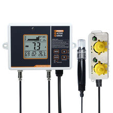 TK402PLUS pH Controller with Dual Relay and Temperature Measurement for Water Quality Monitoring in Aquarium, Hydroponics, Fishpond, Pool etc.