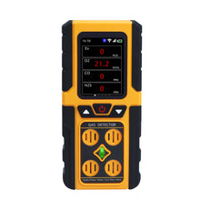 TK434PLUS Gas Monitor Ex, O2, CO, H2S Gas Leak Detector Natural Methane Gas Sniffer with Audio, Visual and Vibration Alarm