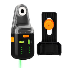 TK439PLUS-G Green Laser Level Marker Drill Dust Collector with Bubble Level for Carpentry, Masonry, Home and School Drilling 4M Laser Level Distance