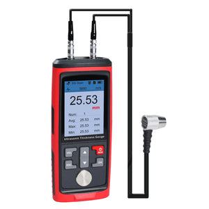 TK444PLUS Digital Ultrasonic Thickness Gauge Meter Datalogger Record 1500 Data MAX/MIN/AVE High-Precision Measurement for Steel, Metal, Ceramics