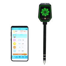 TK457PLUS 8-in-1 Multi-Parameter Bluetooth Soil Tester (pH, EC, SALT, Fertility, Soil Moisture, Air Humidity, Temperature, and Light Intensity) for Gardeners, Farmers, Horticulturists etc.