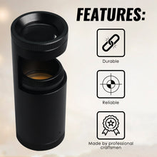 TK460PLUS Mini Gemstone Polariscope 93mm Length with Built-in LED Light Optical Gem Stone Diagnosing Durable Jeweler Tool