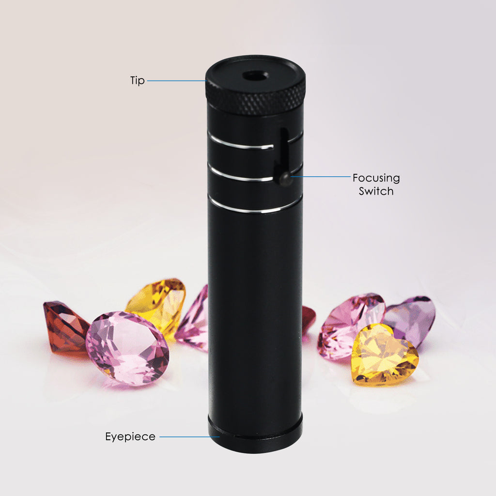 TK461PLUS Mini Gemstone Spectroscope Adjustable Focus Durable Aluminum ...