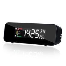 TK481PLUS CO2 Monitor Carbon Dioxide, Temperature, & Humidity Measurement NDIR Sensor – 0-5000ppm Air Quality Detector, Rechargeable Battery, Color-Coded Alert for Home, Office, School etc.