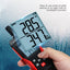 TK483PLUS Digital Thermometer Hygrometer – Backlight, Max/Min, °C/°F Switch, Humidity & Temperature Meter with Data Hold, Auto-Off, Batteries & Pouch Included