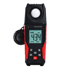 TK484PLUS Digital Portable LUX Meter 0.1~200000LUX (0.01~20000FC) Visible Light Range with Silicon Photodiode High-Precision Sensor