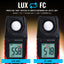 TK484PLUS Digital Portable LUX Meter 0.1~200000LUX (0.01~20000FC) Visible Light Range with Silicon Photodiode High-Precision Sensor