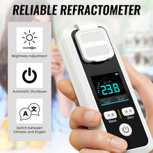 TK507PLUS Digital Refractometer for Sugar Content (Brix) – High-Precision 0-55% Brix Meter with Temperature & Refractive Index – HD Color Screen, Data Storage – for Brewing, Winemaking, Food Quality Control