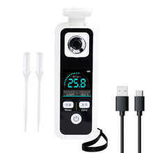 TK507PLUS Digital Refractometer for Sugar Content (Brix) – High-Precision 0-55% Brix Meter with Temperature & Refractive Index – HD Color Screen, Data Storage – for Brewing, Winemaking, Food Quality Control