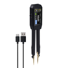 TK508PLUS Tweezer-Style LCR Meter – Portable Resistance/Capacitance/Inductance Tester with Diode Test, 100Hz/1kHz/10kHz, Color Display