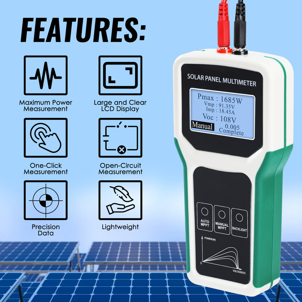 1600w fotovoltaïsche paneel multimeter zonnepaneel mppt tester open 1600w fotovoltaïsche paneel multimeter zonnepaneel mppt tester open