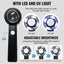 TK521PLUS 10X Jewelers Loupe with LED & UV Light – K9 Glass Lens, 30mm Diameter, USB-C Rechargeable Magnifier for Gems, Coins, Stamps & PCB Inspection