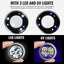 TK522PLUS Professional 10X Magnifying Loupe with White & UV LED Light – Adjustable Focus Precision Tool for Jewelers, Coin, Watch Repair, Reading etc