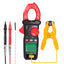 TK523PLUS Digital Clamp Meter – AC/DC Multimeter with Non-Contact Voltage, Capacitance, Resistance, Frequency, Diode & Temperature Testing for Electricians & HVAC