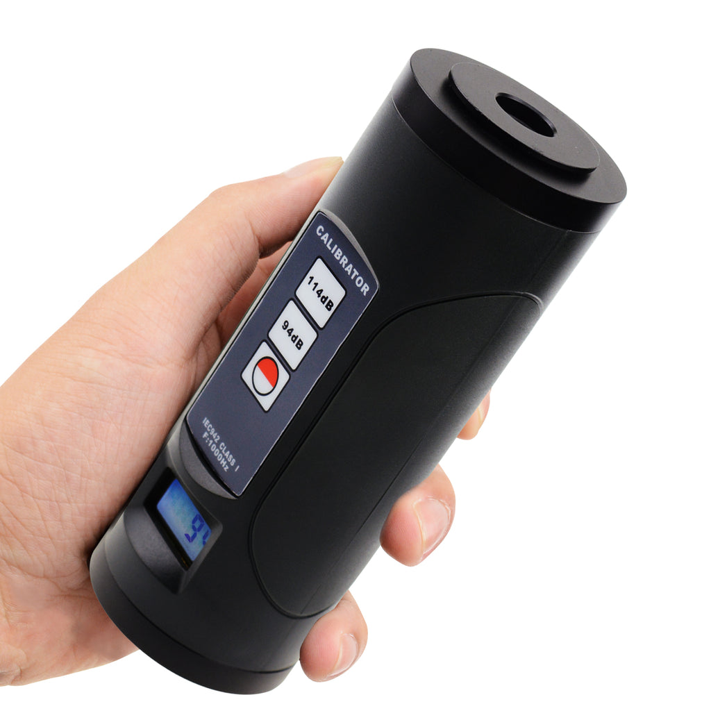 SLTK-885B Digital Sound Level Meter Calibrator 94dB & 114dB for 1/2" and 1" Microphone Calibration - Tekcoplus
