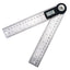 AFTK-90 Digital Ruler 2-in-1 Angle Finder Protactor Gauge 400mm (20cm) Stainless Steel-Tekcoplus Ltd.