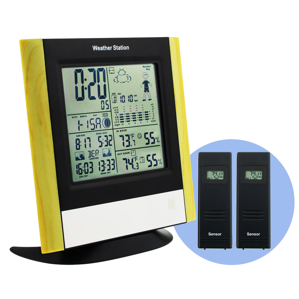  KETOTEK Wireless Weather Station with Sensor WWVB