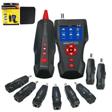 CTTK-62W Cable Tester Wire Tracker RJ45 RJ11 BNC Cable Length with 8 Remote Identifier, 1GB TF Card-Tekcoplus Ltd.