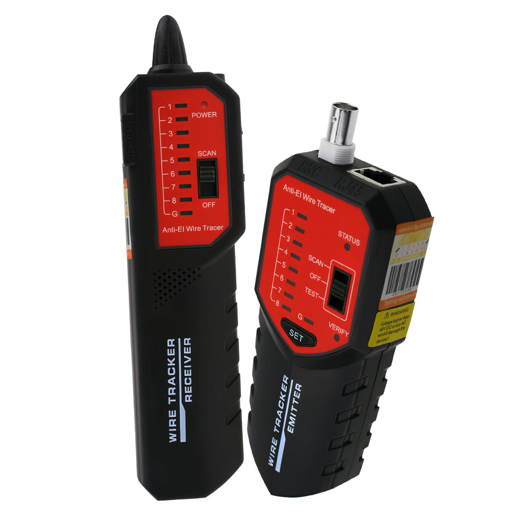 CTTK-712 RJ45 RJ11 BNC Wire Tracker Locator - Wire Sorting Hunting ...