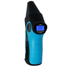 AUTK-1017 Digital Car Automotive Tool Motor Tire Pressure Gauge Tester + Tire Veins Depth Measure-Tekcoplus Ltd.