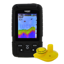 FF-718LIC-W LUCKY Rechargeable Colored LCD Fish Finder Detector 100m (328ft) Wireless Sonar Sensor-Tekcoplus Ltd.