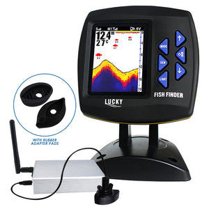 FF-918_CWLS LUCKY Color Display Boat Fish Finder Wireless Remote Control 300m/ 980ft-Tekcoplus Ltd.