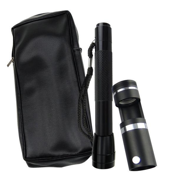 GSTK-184MagnificationLoupe10xDarkfieldLoupe18mmwithLEDFlashlightJewellerGemTool