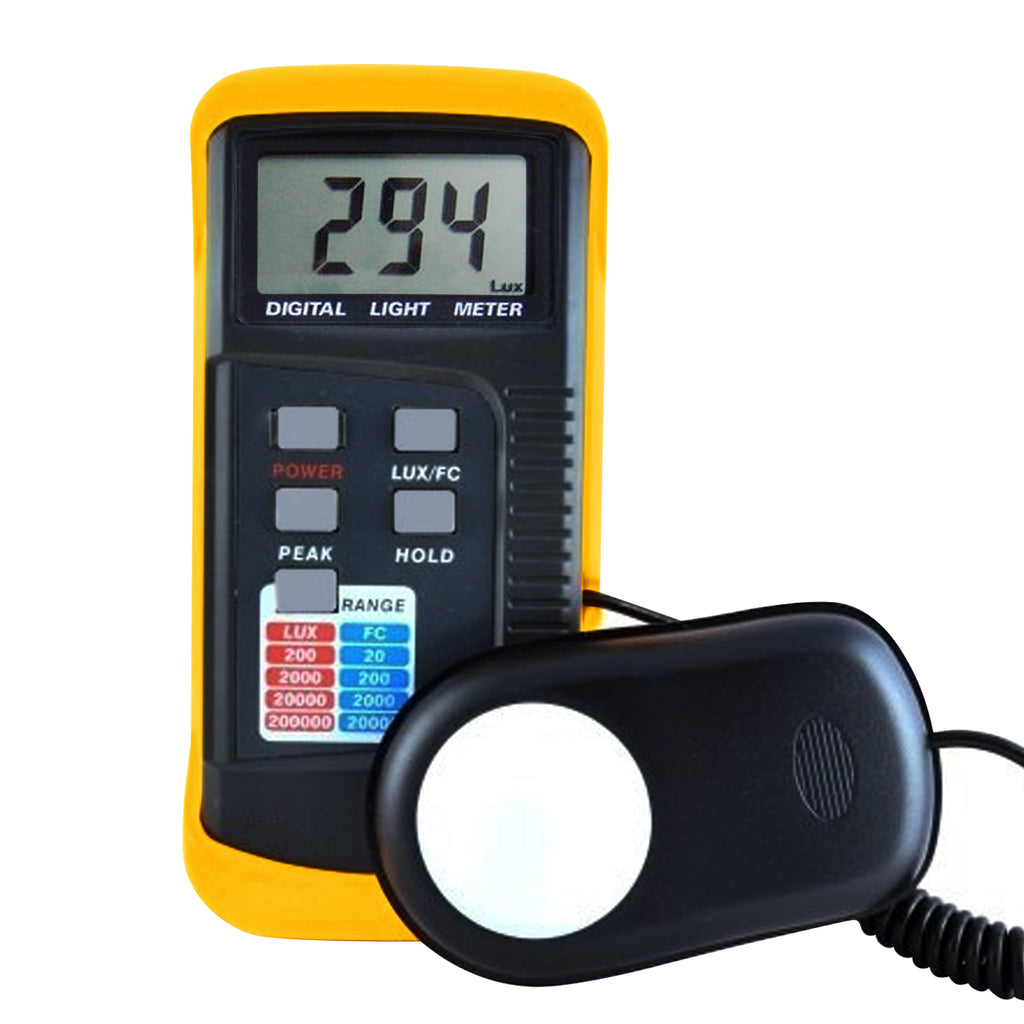 LUTK 148 Digital Light Level Meter 200 000 Lux 20 000FC Photo Camera CE Marking Tekcoplus Ltd