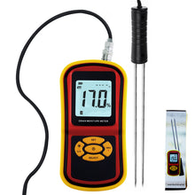MMTK-814 Digital Grain Moisture Meter Rice Corn Wheat Tester 5~30% Temperature Humidity Measure-Tekcoplus Ltd.