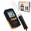 MMTK-813 Digital Wood Moisture Meter 2~70% Humidity RH Temperature Tester, Timber, Bamboo, Paper