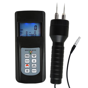 MMTK-868PP Wood Moisture Meter Pin Type Cotton Paper 80% LED Indicator 4 Digit Display Tester-Tekcoplus Ltd.
