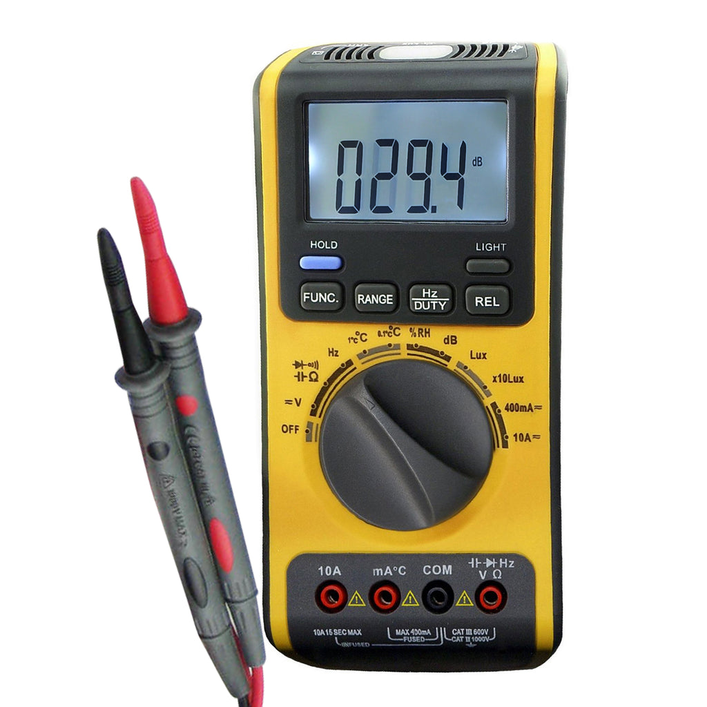 MUTK-866 5-in-1 Multimeter / Sound Level Meter / Luxmeter / Thermometer / Hygrometer Multi Tester