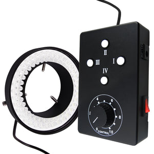 RLTK-822 Four Zone LED Ring Light 72 LED Microscope Camera Illuminator 62mm Diameter Flash Lens-Tekcoplus Ltd.