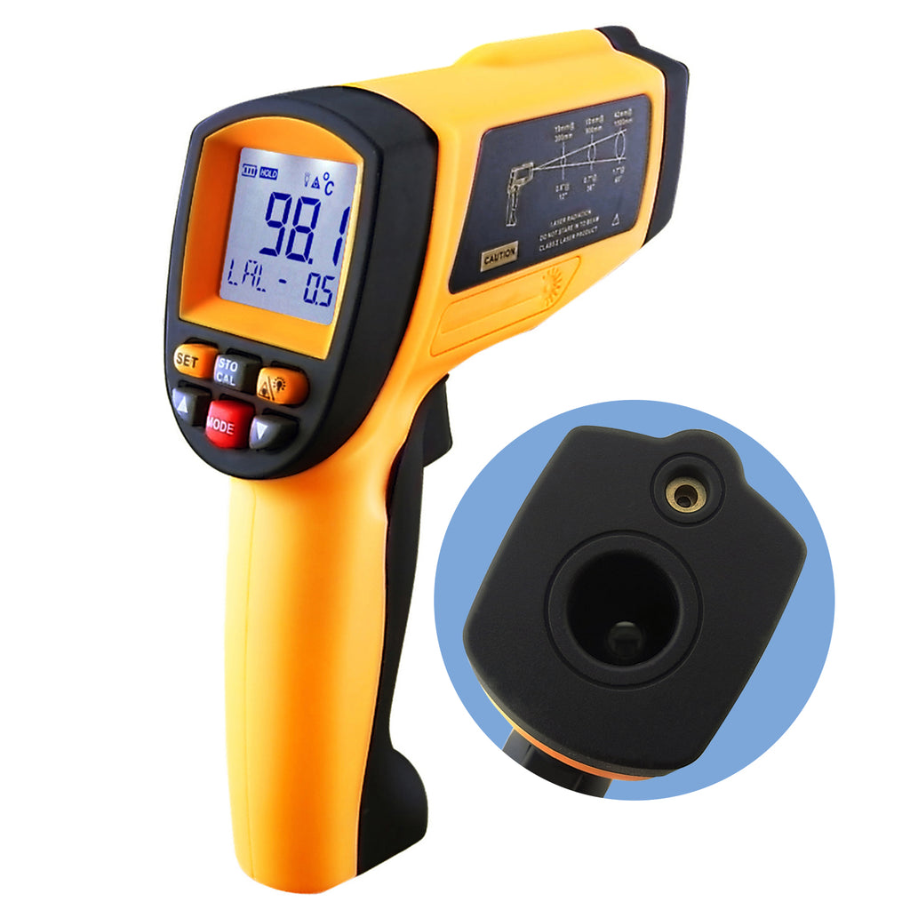 THTK-803A Digital 50:1 Infrared Thermometer 0.1~1 EM Pyrometer -30