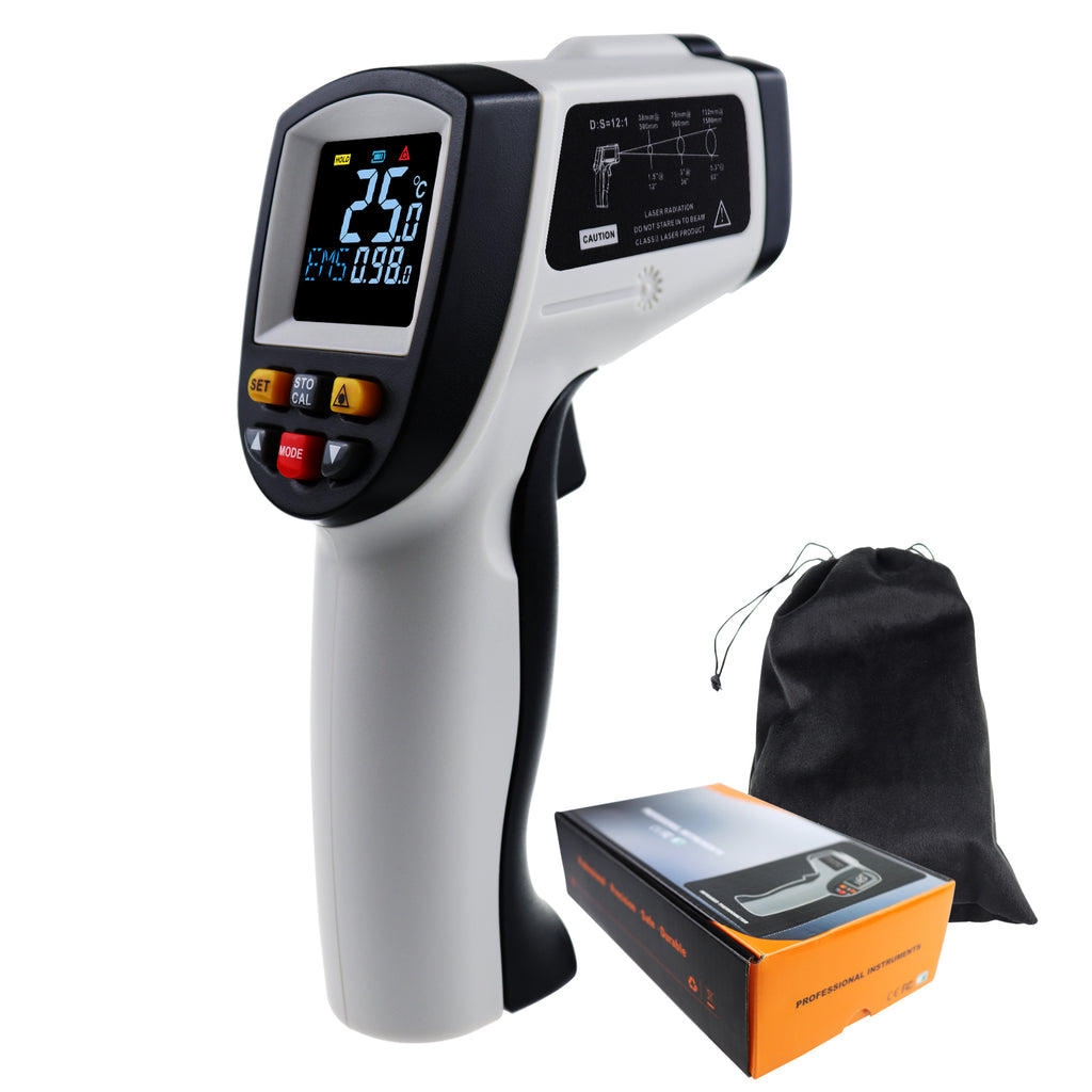 TK264PLUS Digital Thermometer Portable Non-Contact IR Infrared Laser Temperature Meter