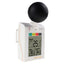 TK296PLUS Heat Stress Meter with Dangerous Level Indicator Audible Alarm Wearable WBGT (Wet Bulb Globe Temperature)+ HI (Heat Index) Checker