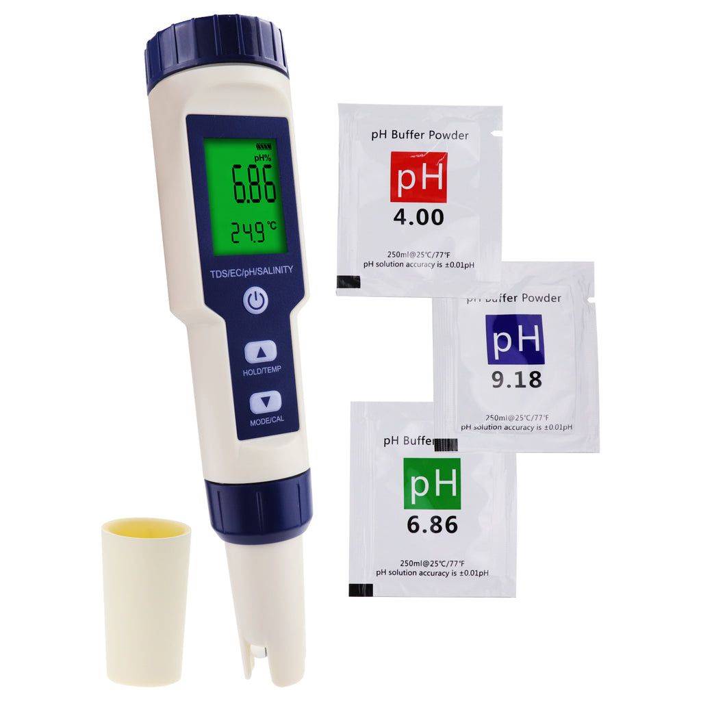 Testeur électronique PRO pH, conductivité, TDS - Température