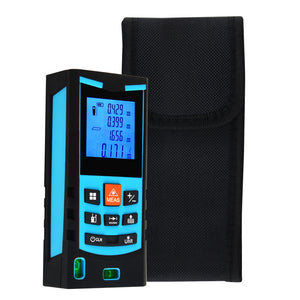 DITK-852 Digital 80M/ 262FT Laser Measuring Tape Measure Distance Meter with Bubble Level, Backlight, Recalls 20 Measured Data, Construction Area Measurement Device