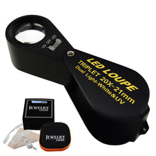 TEK-248 20x Magnification 21mm Optical Glass 6 LED & UV Light Jeweler Mechanics Coin Stamp Collector-Tekcoplus Ltd.