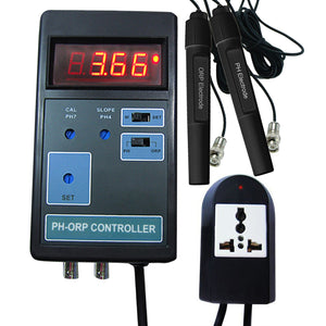 PHTK-156 Digital 2-in-1 pH / ORP mV CO2 Controller Meter 0.00~14.00PH Range Water Tester-Tekcoplus Ltd.