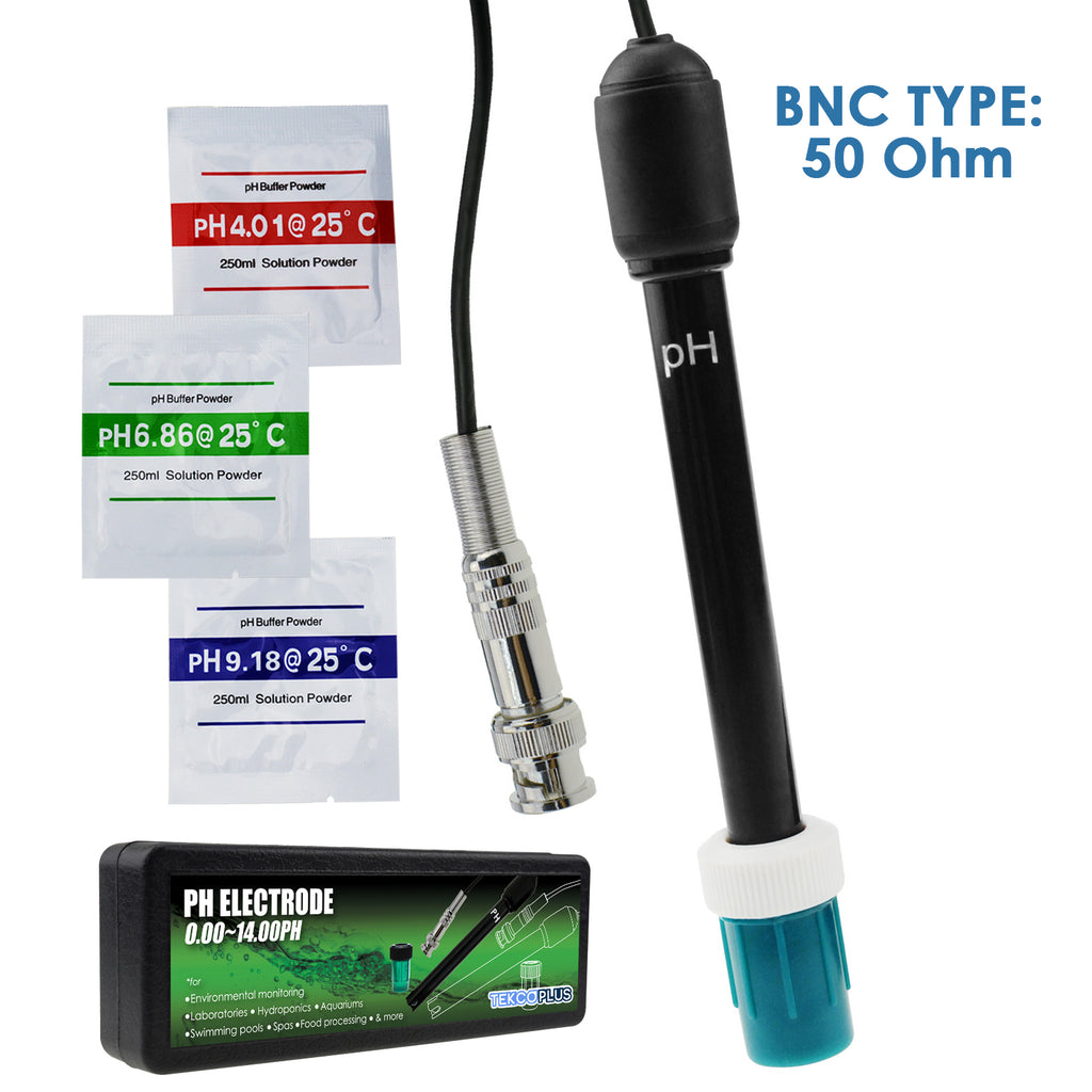 PETK-87 pH Electrode with 300cm Long Cable and BNC Socket for pH Meter and Controller