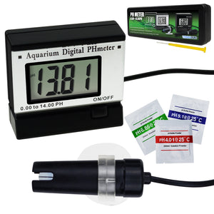PHTK-153WO Digital pH Meter with Fixed Electrode for Hydroponic, Aquarium, Pool 0.0~14.0 pH Range-Tekcoplus Ltd.