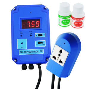 PHTK-159 2-in-1 Digital pH & ORP Controller Industrial Type Water Quality Tester Aquaculture, Pond-Tekcoplus Ltd.