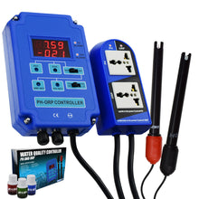 PHTK-160 Digital pH ORP (2 in 1) Controller with Electrodes + CO2 & O3 Relay 110V/220V Water Tester-Tekcoplus Ltd.