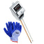 TEK-256_GLOVE Indoor Outdoor Soil pH, Moisture & Light Meter with FREE Gloves Gardening Farming Soil-Tekcoplus Ltd.