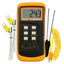 TK315PLUS_2P Wired & Stainless Steel Thermocouple Probe Digital 2 Channel K-Type Thermometer Kelvin Scale Dual Temperature T1-T2 Measurement Tester