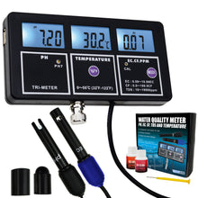 PHTK-242 pH EC CF TDS (ppm) Temperature Meter Water Quality Tester Wall-mountable Rechargeable-Tekcoplus Ltd.