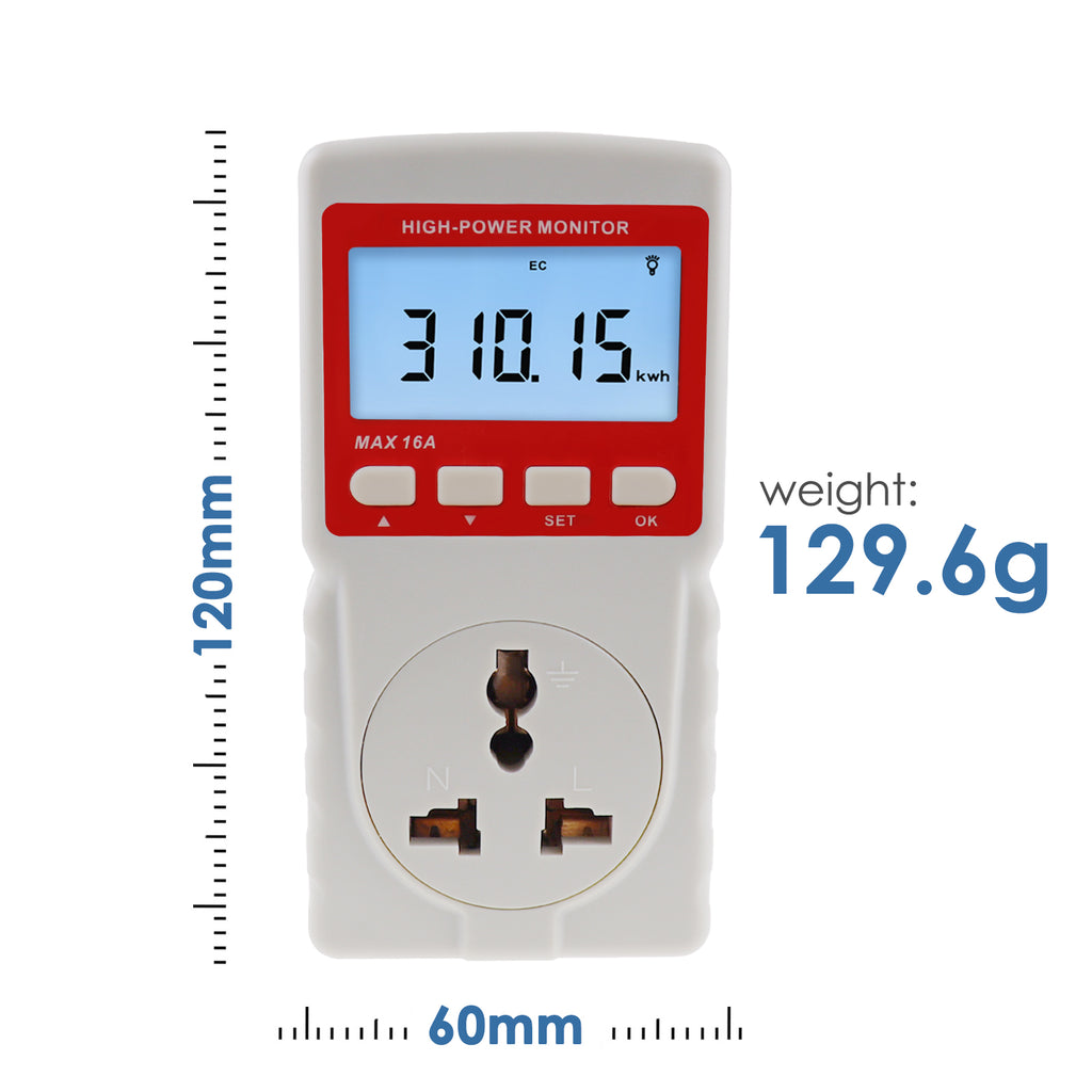 Compteur électrique numérique 230V DDS015, kwh, mo – Grandado