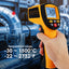 TK266PLUS Infrared IR Thermometer Non-Contact Laser Target -30~1500°C (-22~2732°F)